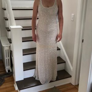 Sequin wedding dress